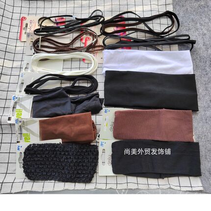 欧美外单发带健身针织束发带弹力吸汗跑步松紧头带Headwrap清仓价