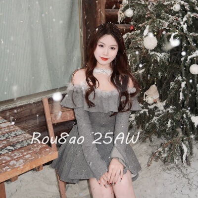 微胖大码女装纯欲风辣妹连衣裙