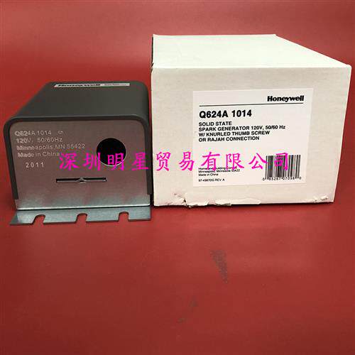 Q624A1014美国霍尼韦尔Honeywell原装正品假一罚十点火变压器