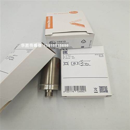 传感器II5910四针接插件PNP常开电感式IIA3015BBPKG/US