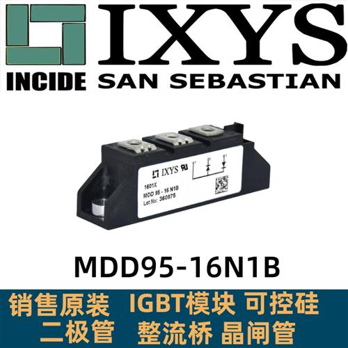 艾赛斯MCC162-16IO1 MCC26/312/ MCC95-16IO1B MDD95-16N1B可控硅