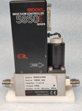 美国BROOKS 气体质量流量计 5850E/B1A1B4B 0-1slpm N2 原装 现货