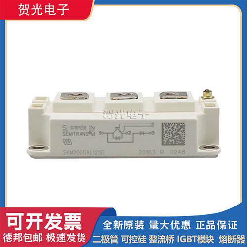 SKM200GB/GAR/GAL12T4/12V/E4/123/124/126/125/128/176D功率IGBT