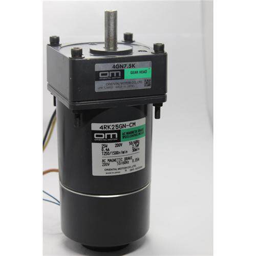 海外东方25W微型马达交流电压220V/110V带刹车可调速电机现货正品