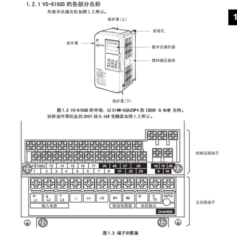 安川变频器CIMR-G5A42P2 CIMR-G5A43P7 CIMR-G5A45P5