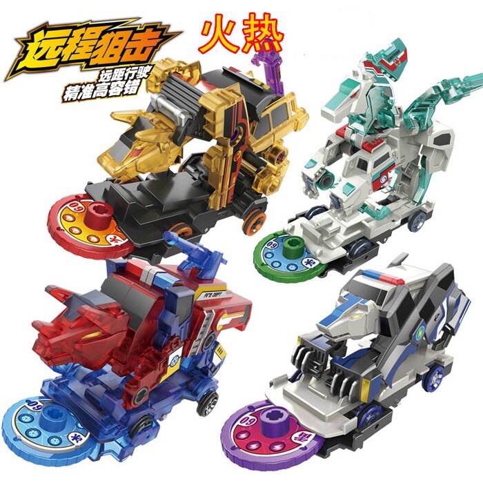 正版奥迪双钻机甲兽神爆裂飞车玩具远程狙击套装翡翠石龙钢爪战熊