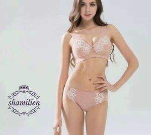 韩国高端走秀款文胸韩国无钢圈文胸出口背心胸罩薄款刺绣宽肩带