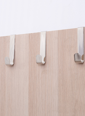 门后挂钩免打孔门背后衣服免钉挂衣架卧室门家用收纳挂袋配套用钩