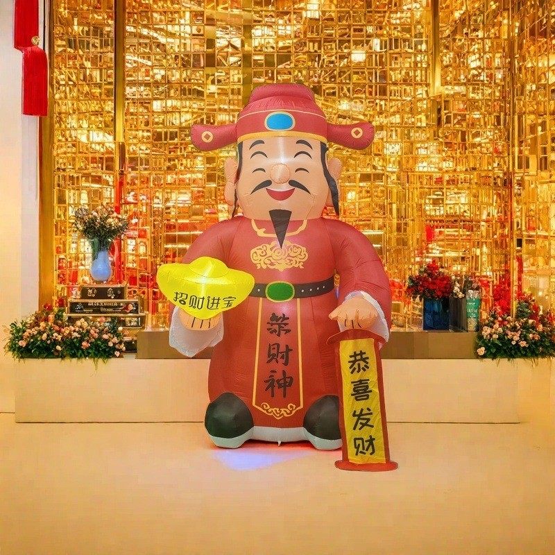 新年热卖荣财神爷恭喜发财充气气模春节气氛场景布置酒店商场装饰,节庆用品/礼品,充气气模,淘宝优惠券,粉丝福利购,淘宝优惠卷