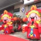 充气气模新年迎宾财神爷元 宝招财猫福袋气模商场节日开业庆典装 饰