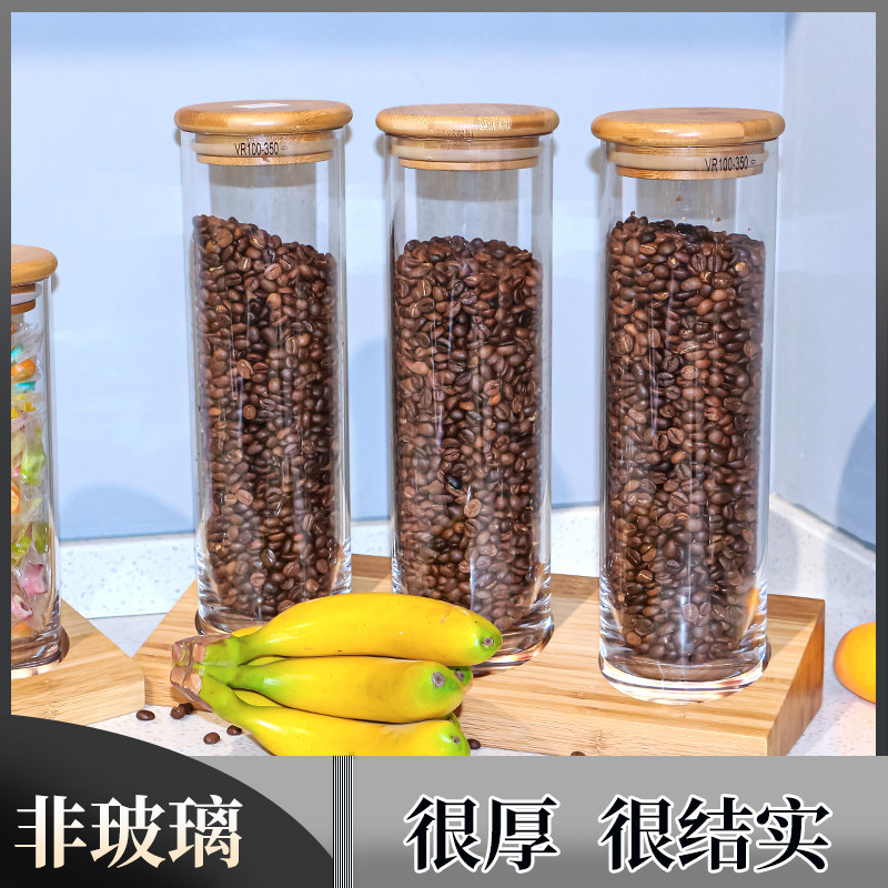 商业用储存罐PC食品级密封罐防碎防爆耐高温藏红花鲍鱼花胶储物罐