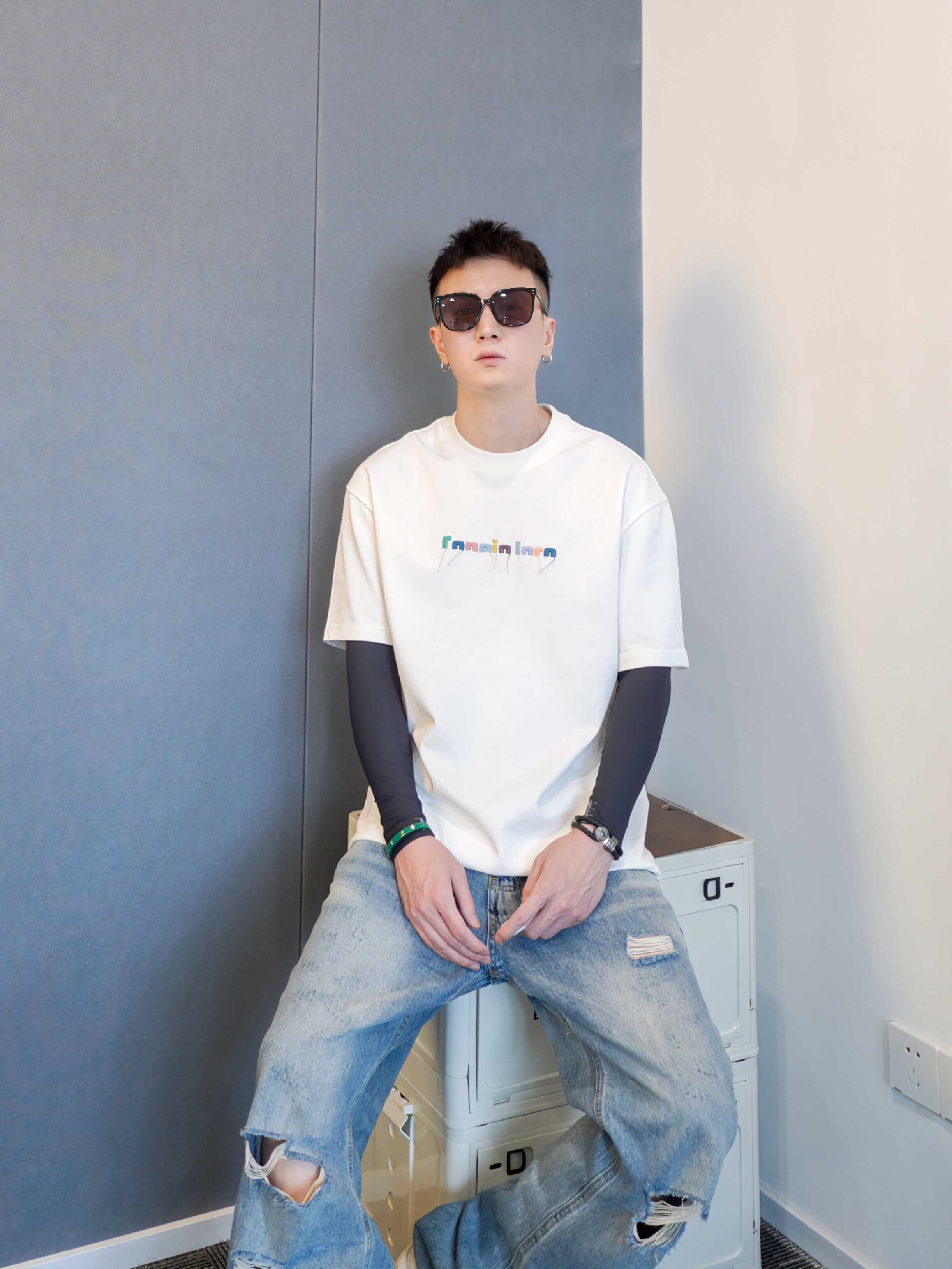 Conejoloco|2024夏季新款300克全棉潮T百搭简约高品质男女同款