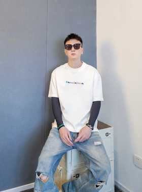 Conejoloco|2024夏季新款300克全棉潮T百搭简约高品质男女同款