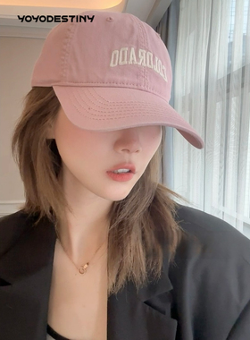 YOYO DESTINY col帽子女夏季大头围棒球帽大帽檐遮阳帽防晒帽帽子