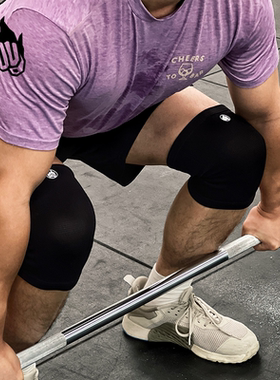 PROUD运动健身3mm针织护膝舒适弹力加压CrossFit综合体能举重器械