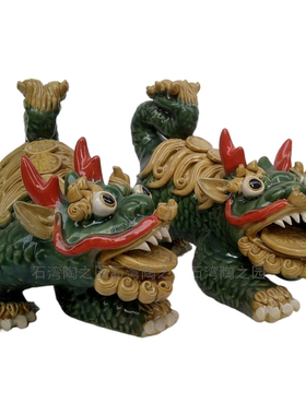 乔迁风水镇宅纳财麒麟家居装饰