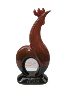 公仔餐厅柜台镇宅生肖石湾陶瓷