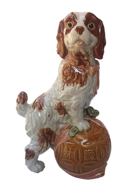 公仔印章生肖狗财源广进石湾陶瓷