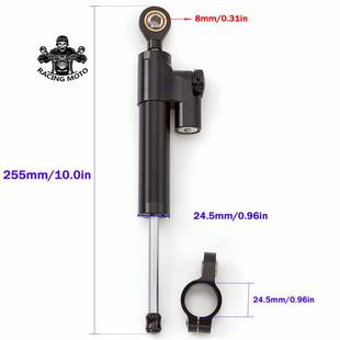 适用本田CBR250RR改装配件2019-2023年钛尺码防甩头方向阻尼支架