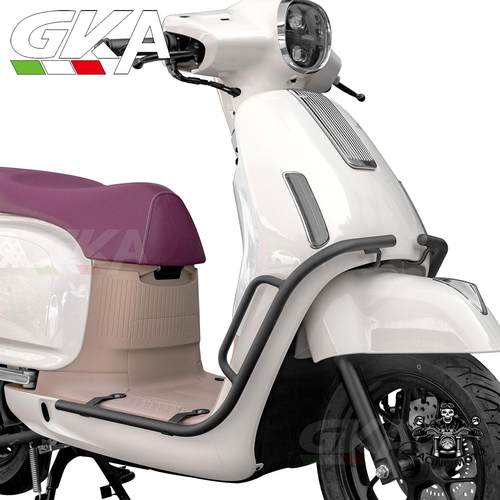 适用于五羊本田NWF125保险杠前护杠防摔保护改装配件碳钢防撞特厚