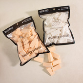 梯形三角形小化妆扑影楼化妆专用海绵粉扑卸妆棉便携式 化妆海绵扑