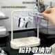 娃娃衣服收纳架台面收纳架免打孔落地式 小红书同款 粉扑晾衣架新款
