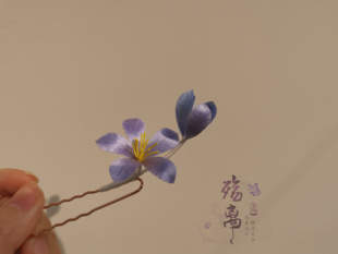 绒花集合 发饰 殇离手作汉服发饰发梳 旗袍胸针