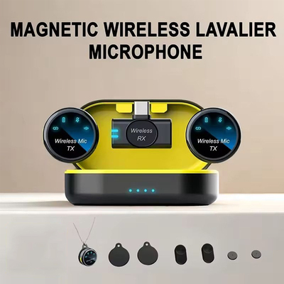 纽扣磁吸式手机直播采访麦克风
