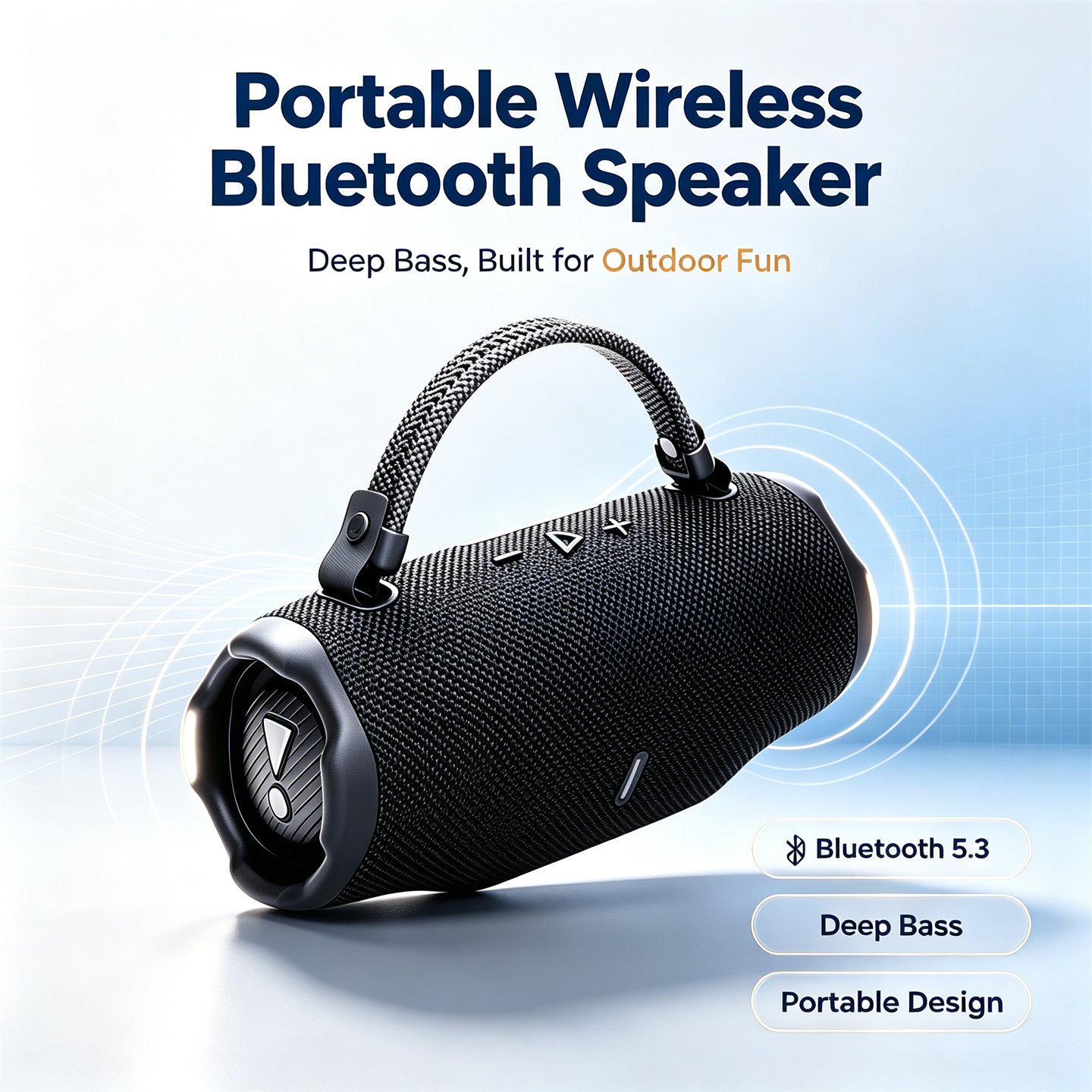 Bluetooth Speaker 低音炮无线串联自带充电宝便携户外大音量音箱