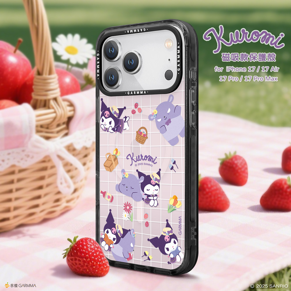 GARMMA三丽鸥正版联名iPhone17手机壳适用苹果17promax保护壳磁吸透明17pro防摔保护套高级感女款17air手机套