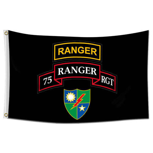 75th Ranger Regiment Flag 第75游骑兵团旗帜