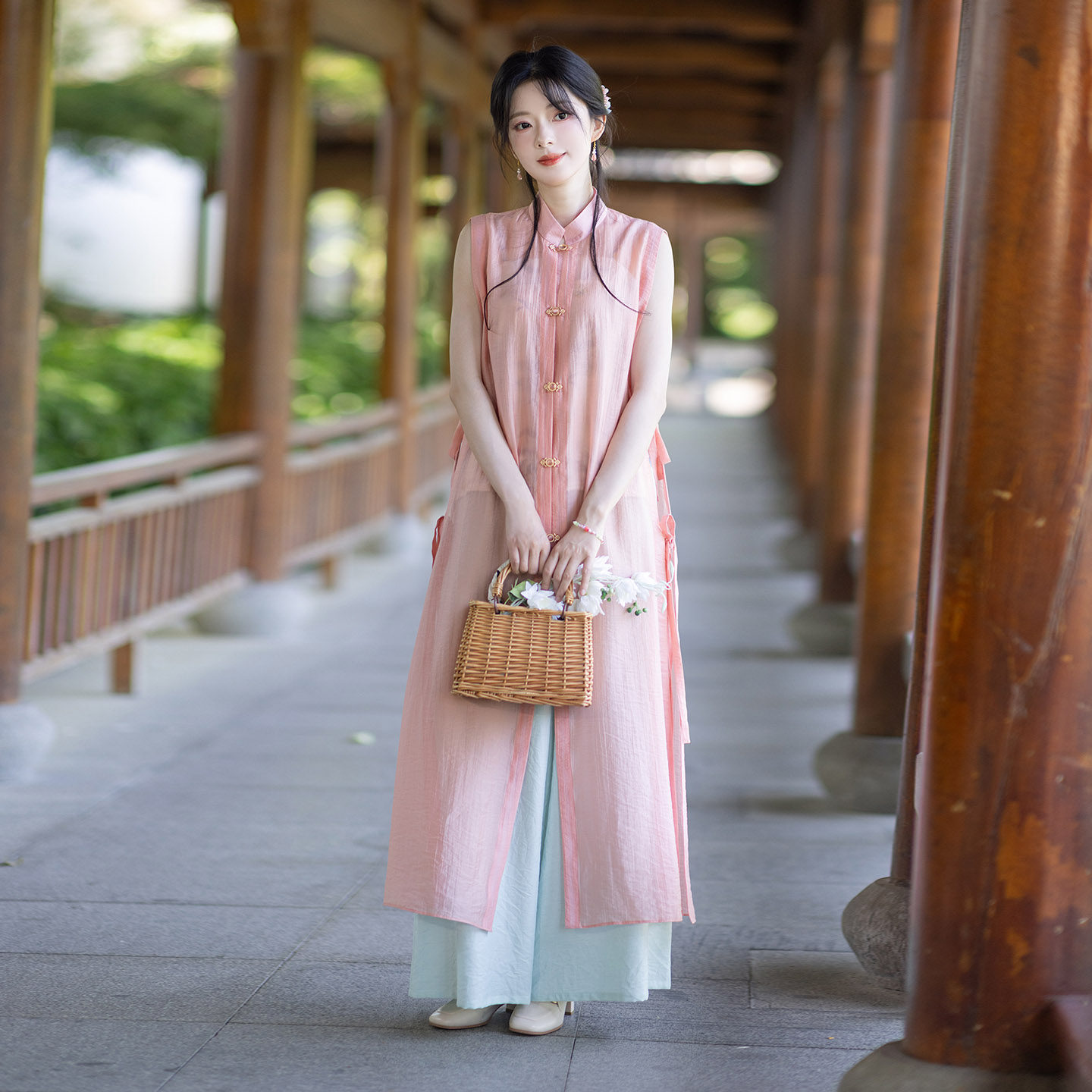 原改良汉服女夏季薄款新中式日常图片
