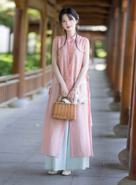原改良汉服女夏季薄款新中式日常