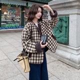 新品【已出大货】新面料【两面穿】外套D658P185K278，女装短外套，沁古纱衣