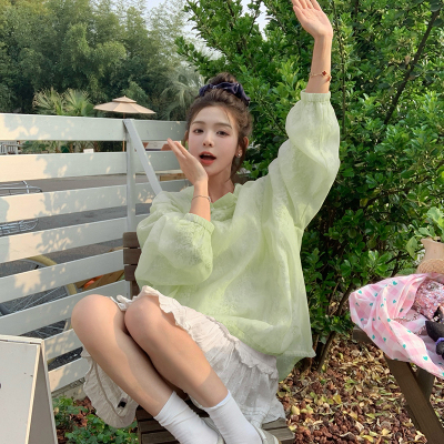 防晒服国风刺绣重工蕾丝