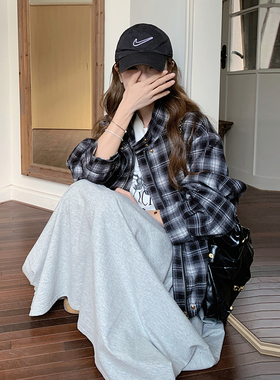 【秋季现货】原创美式复古格子夹克外套C606 P145 K218