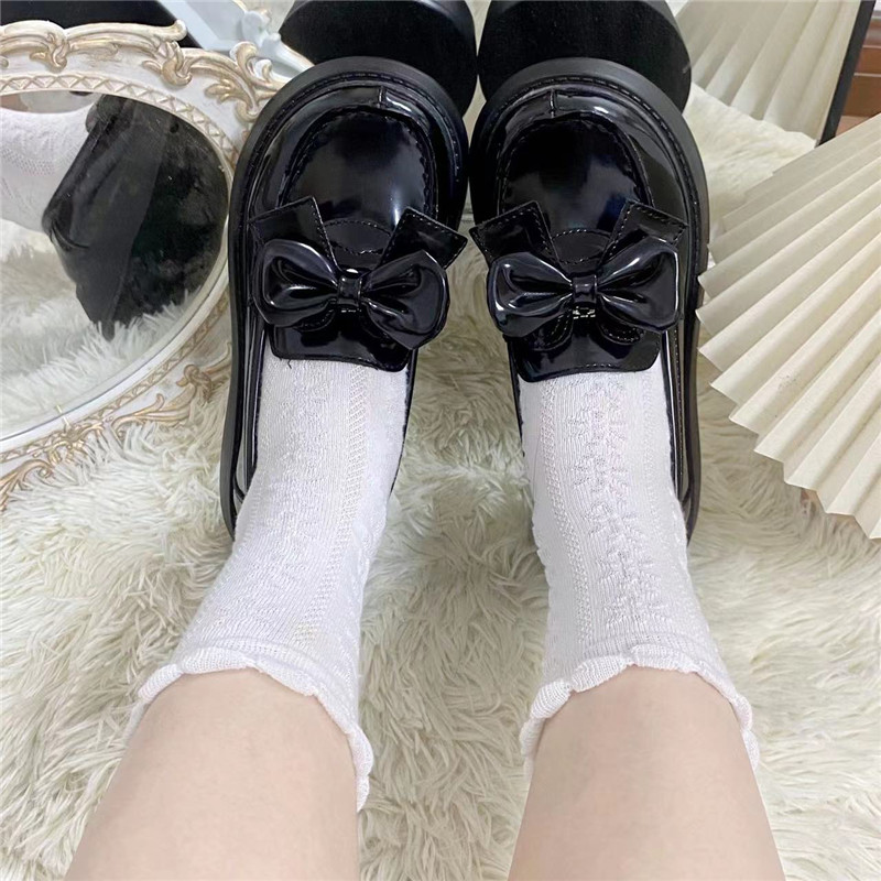 萌欣少女制服鞋厚底可爱JK学生鞋