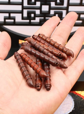 雷击枣木文昌笔挂件吊坠道家法器随身配饰老料深色精雕手工打磨