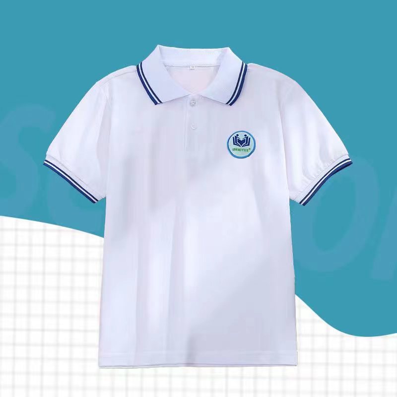 韩版学院风休闲短袖校服图片