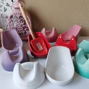 法国彩虹陶瓷厨房锅盖架置物架收纳架台面汤勺架小工具放锅盖神器