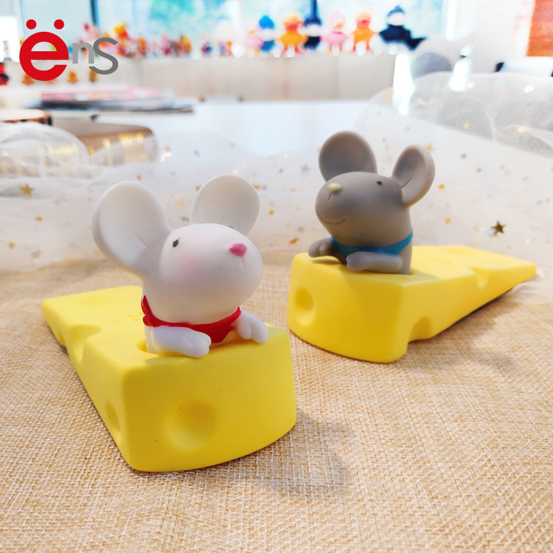 儿童安全门塞卡通芝士老鼠搪胶防护防夹手门档塞创意家居用品门挡