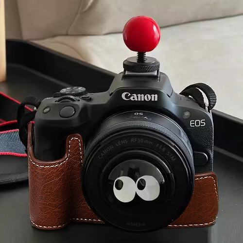 佳能R50相机套R50V微单R10r8保护套R100底座200D配件R6II皮套RPr7