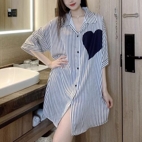 高级感女士性感冰丝睡裙家居服