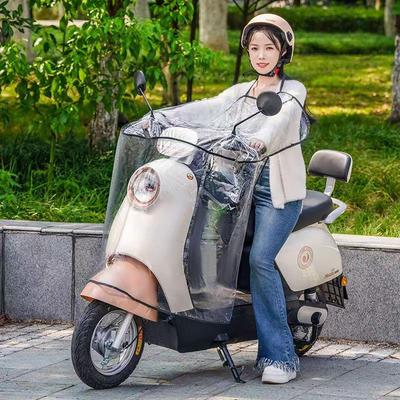 透明防雨罩遮阳电动车挡风被