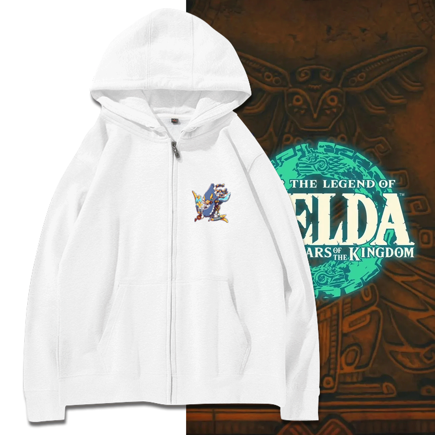 个性男女潮定制连帽开衫卫衣