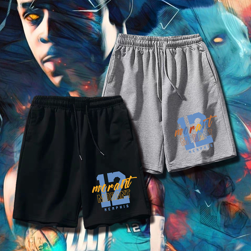 新款灰熊队篮球运动莫兰特纯棉