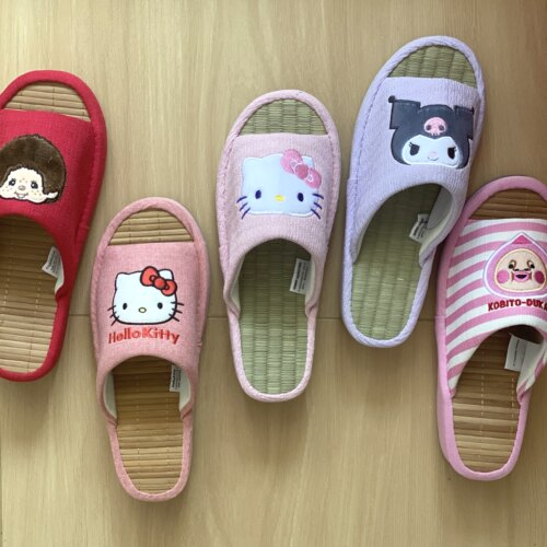 女款+纯棉+卡通精致刺绣+拖鞋