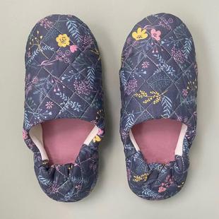 软底室内居家鞋 满2双 日式 包后脚跟纯棉女士秋冬保暖棉拖鞋 包邮