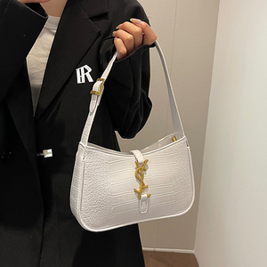 高级感石头纹手提包包女2024新款潮时尚腋下包通勤百搭单肩斜挎包