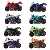 版 正版 飕狗摩托车拼装 系列极速先锋神恩迷你惯性模型儿童男孩玩具